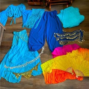 Arabesque belly dance costume set